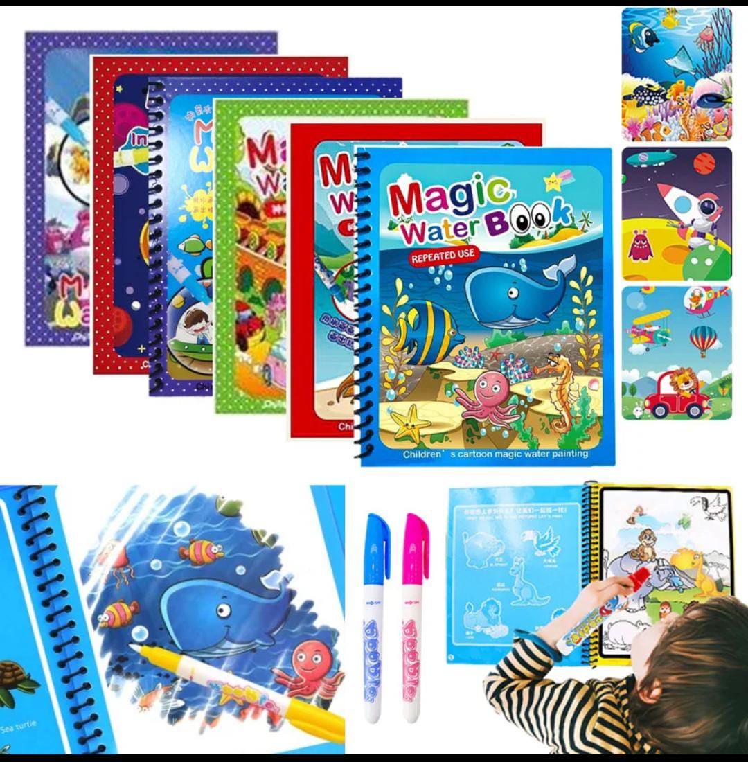 MagicWater® Pack 4 Libros educativos de agua