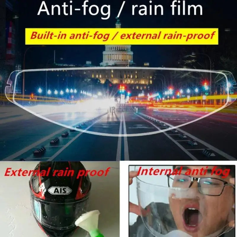 Pinlock Premium® Visión mejorada HD Antiempañante y Anti lluvia