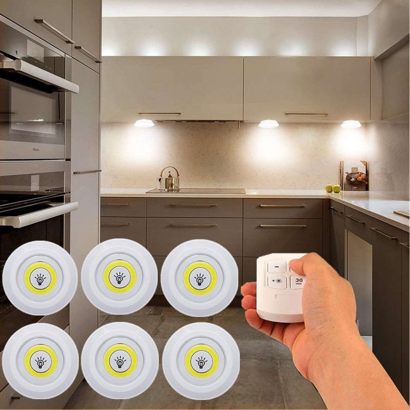 Set de 3 luces LED INALAMBRICAS + Control + Envío gratis