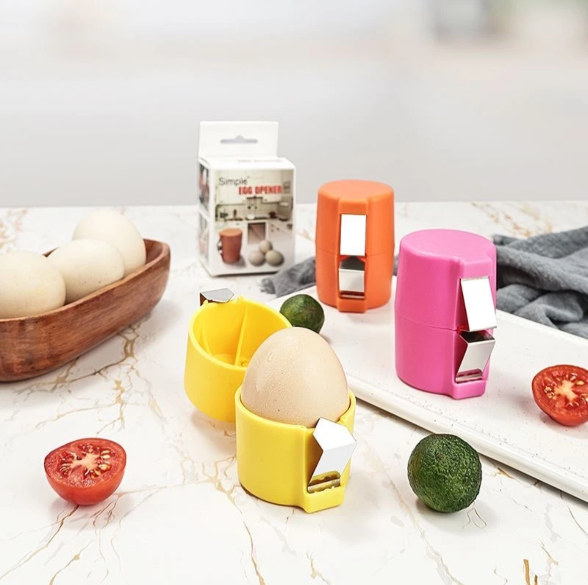 COMBO 3 x 1 Easy Egg Cracker™ Rompe huevos de forma facil y rápida
