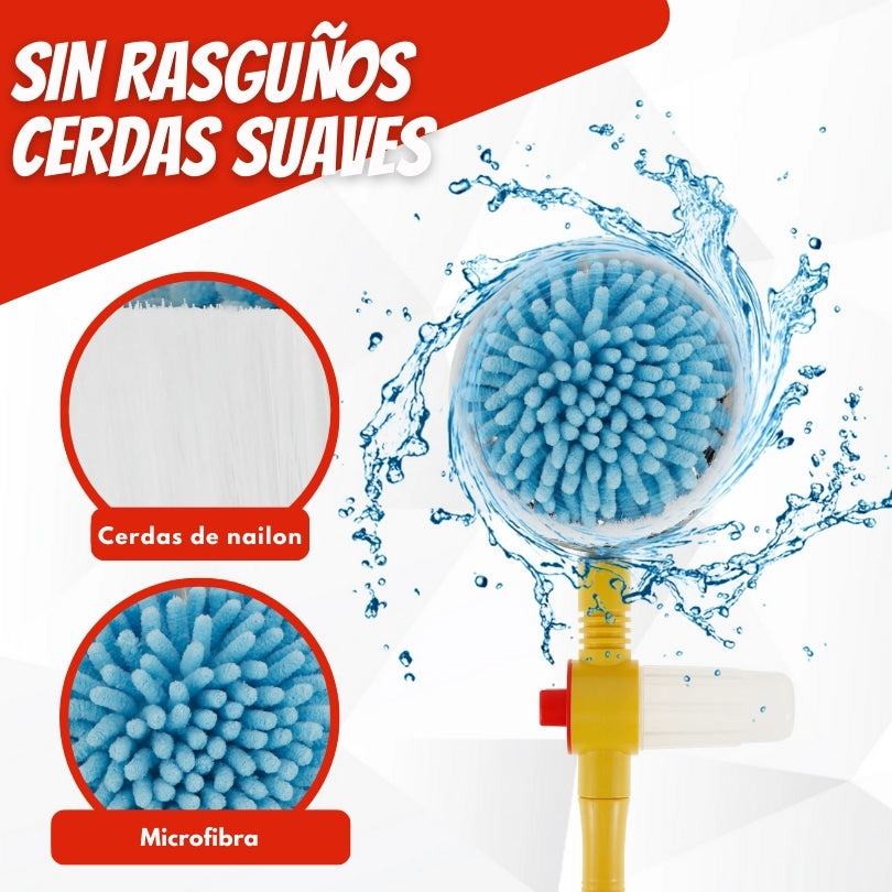 TURBO SHINE® CEPILLO DE LAVADO AUTOMATICO PORTABLE | AHORRO DE AGUA