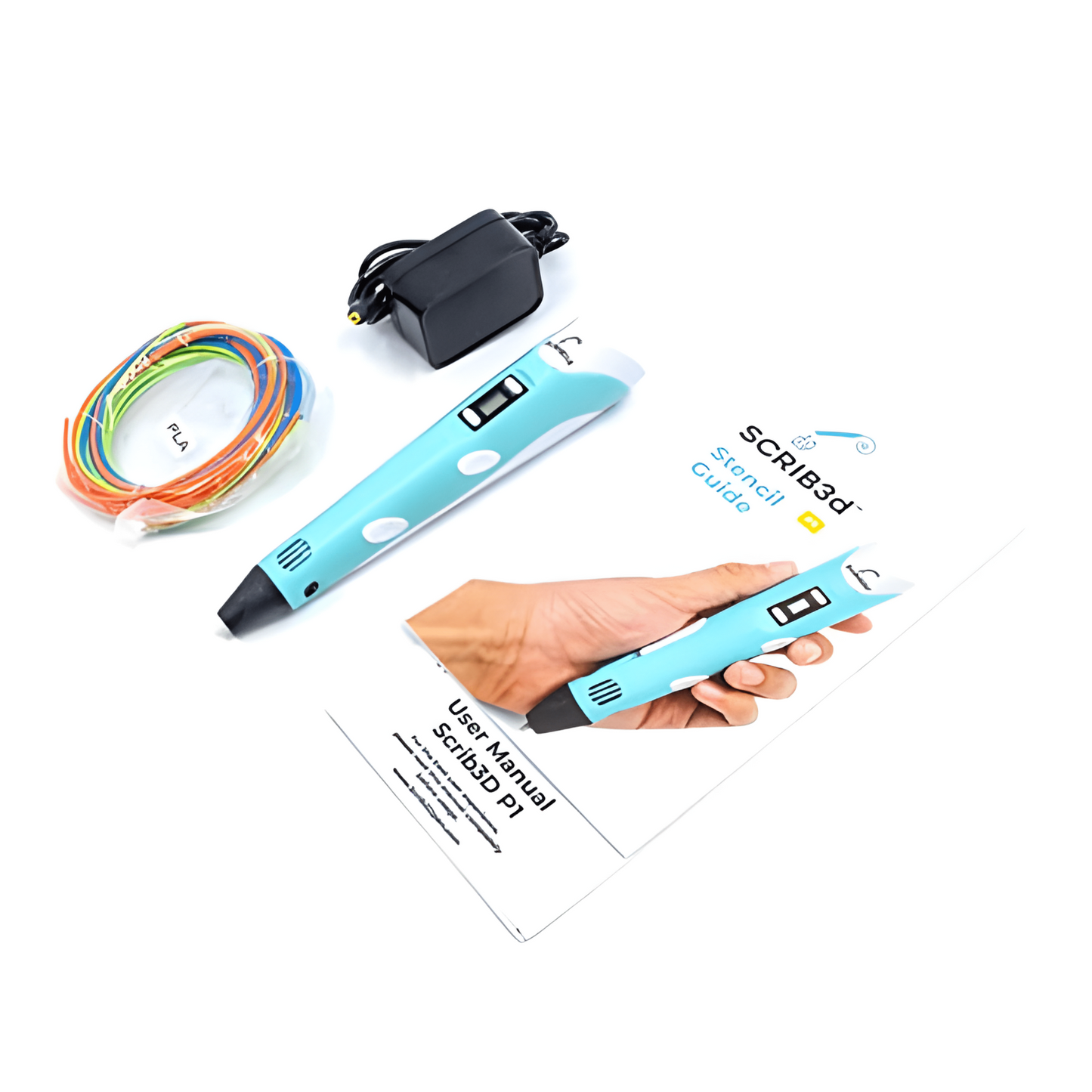 Bolígrafo de impresión 3D con pantalla + 3 colores iniciales de filamento + envío gratis