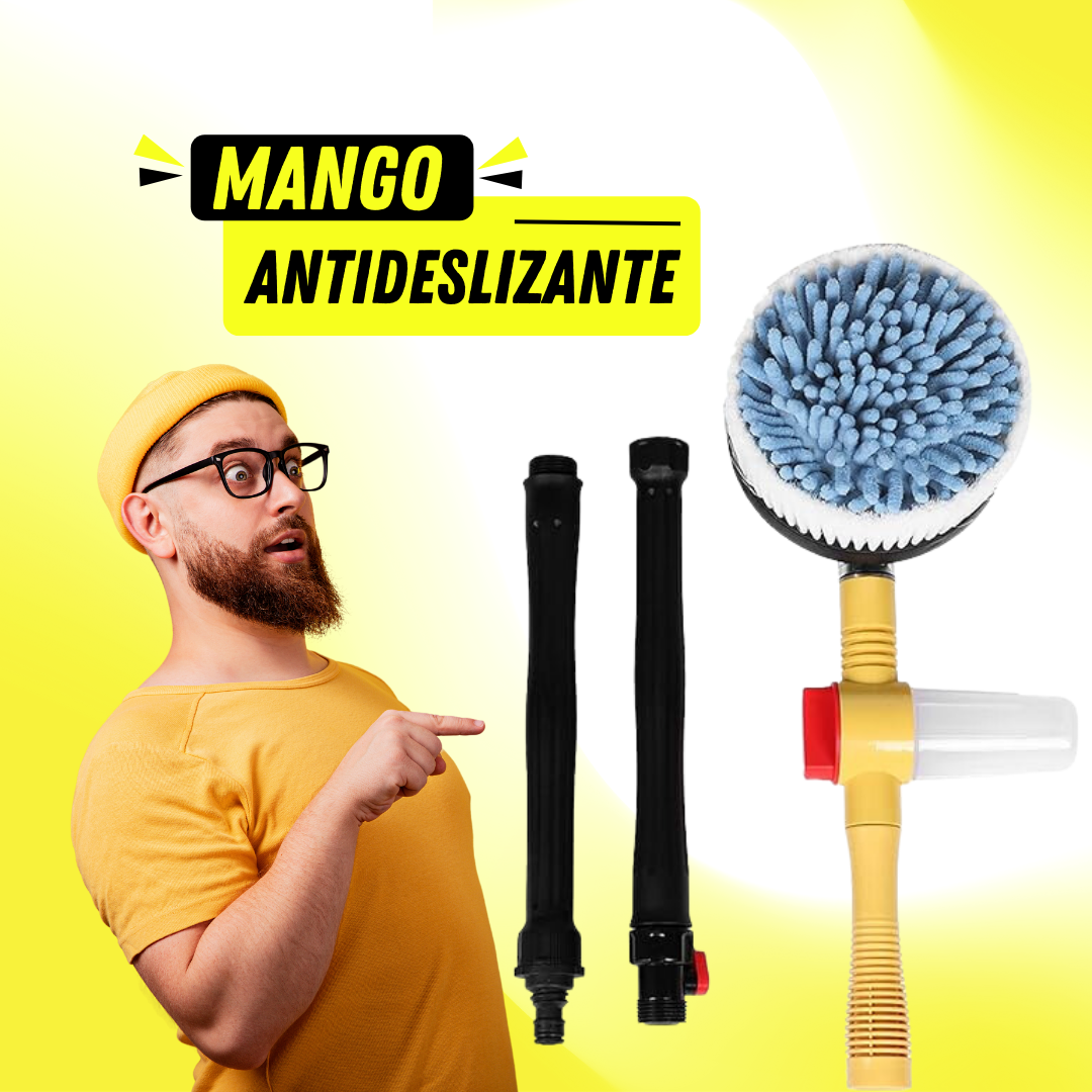 TURBO SHINE® CEPILLO DE LAVADO AUTOMATICO PORTABLE | AHORRO DE AGUA