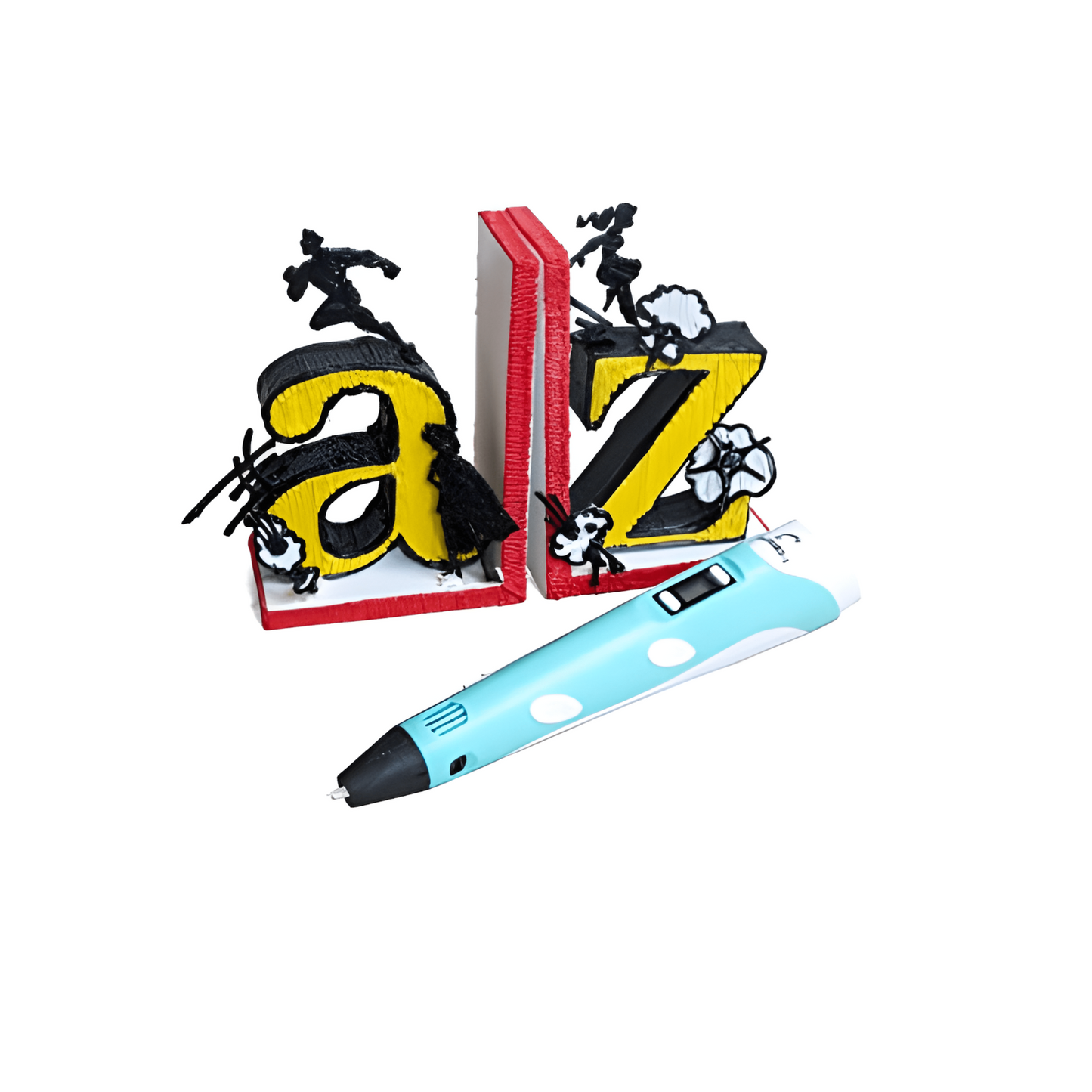 Bolígrafo de impresión 3D con pantalla + 3 colores iniciales de filamento + envío gratis