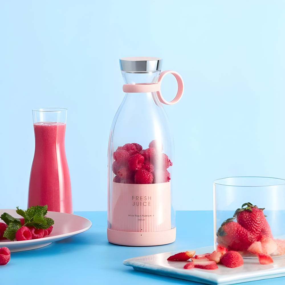 FRESH JUICE® Licuadora Portátil Mezcladora y Exprimidora