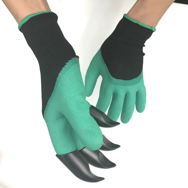 Guantes de Jardinería Green Thumb™ Guantes Universales con Garras para Cavar, Plantar y Deshierbar
