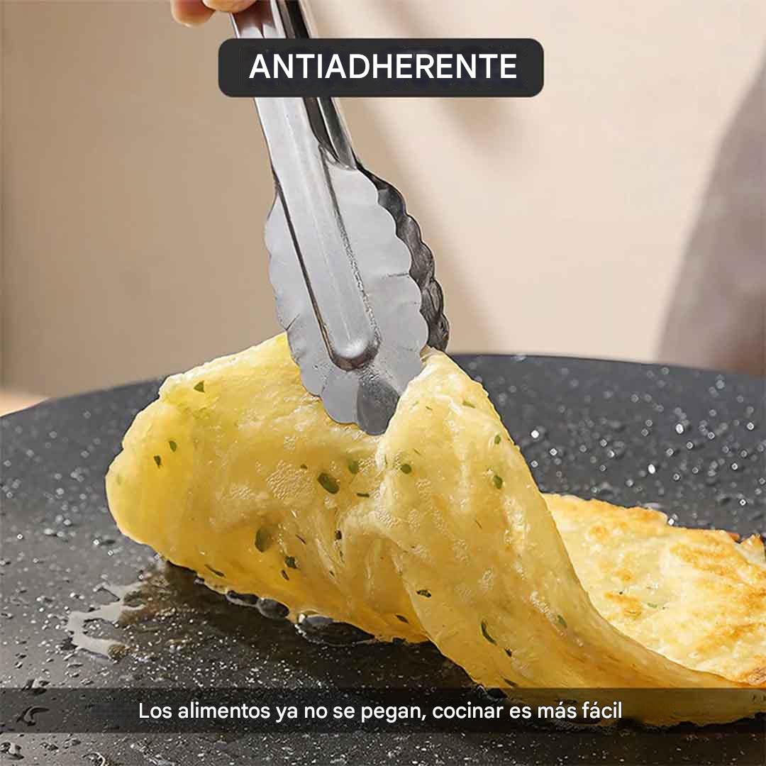 Plita Japoneză TENO1047™ Bandeja para Barbacoa Doméstica Cocina Sin que se Pegue en Ningún Lugar