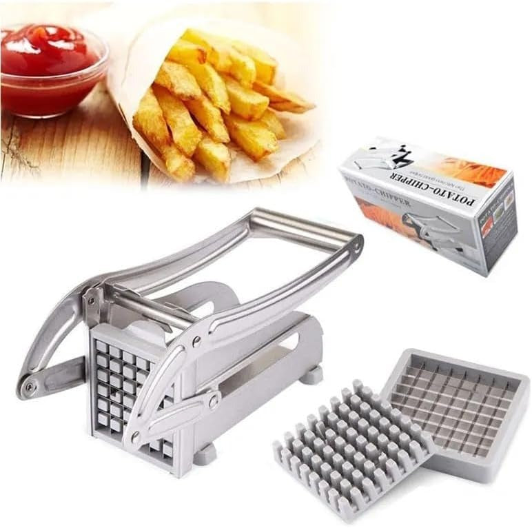 Potato Chipper™ Cortador Profesional de Papas a la Francesa en Acero Inoxidable