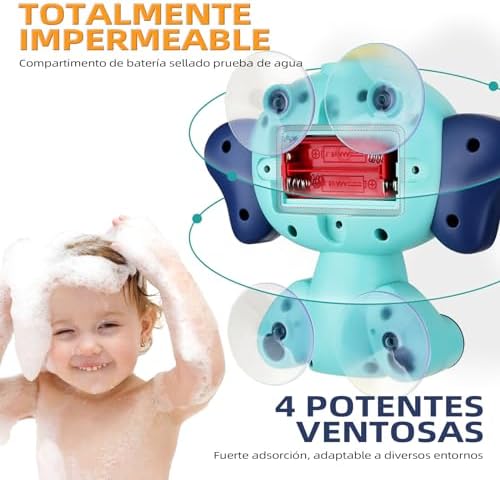 AquaEle® Ducha estimulante para baño bebés niño y niña original