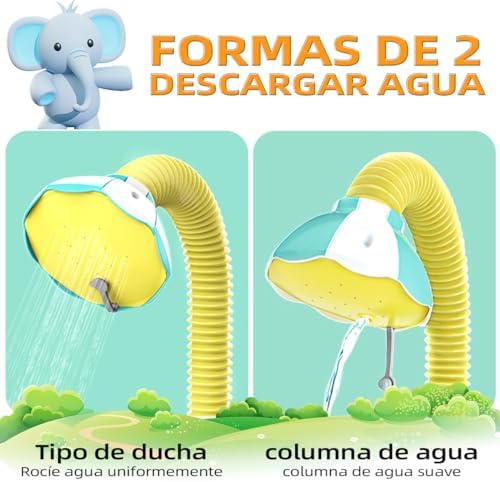 AquaEle® Ducha estimulante para baño bebés niño y niña original