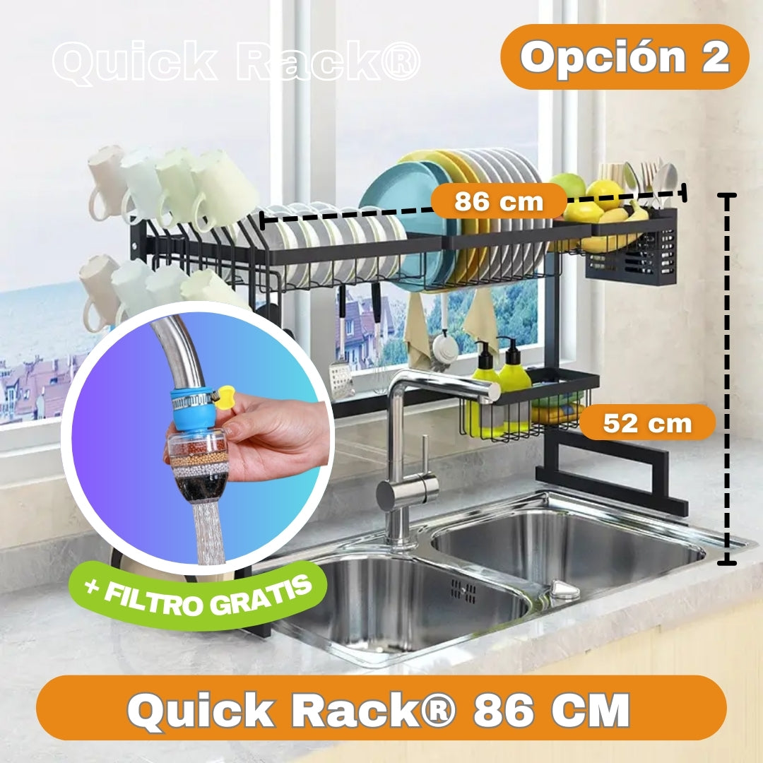 Quick Rack® + Filtro Purificador de agua | Calidad mejorada