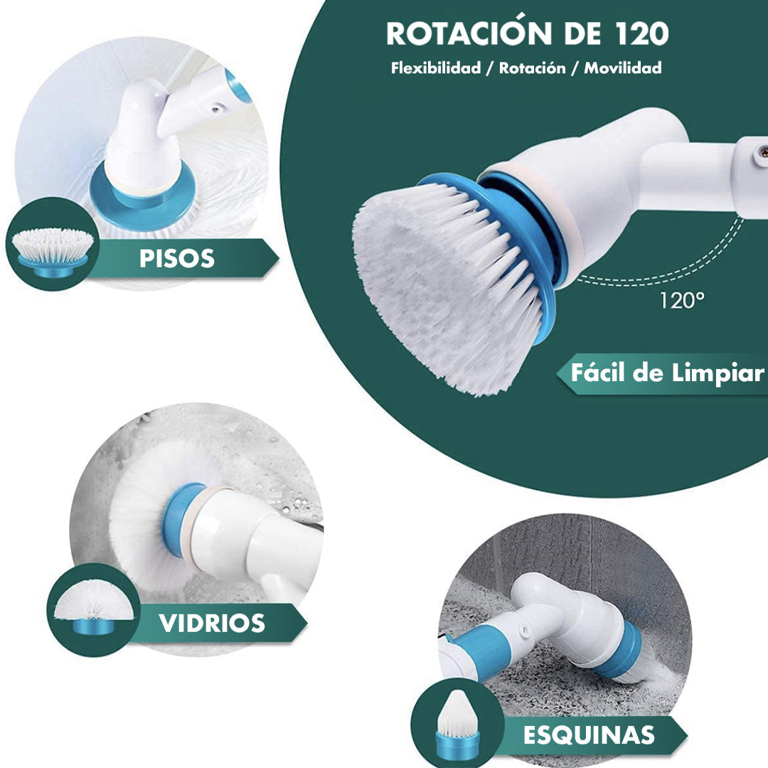 Spin scrubber® Cepillo eléctrico de limpieza Inalámbrico
