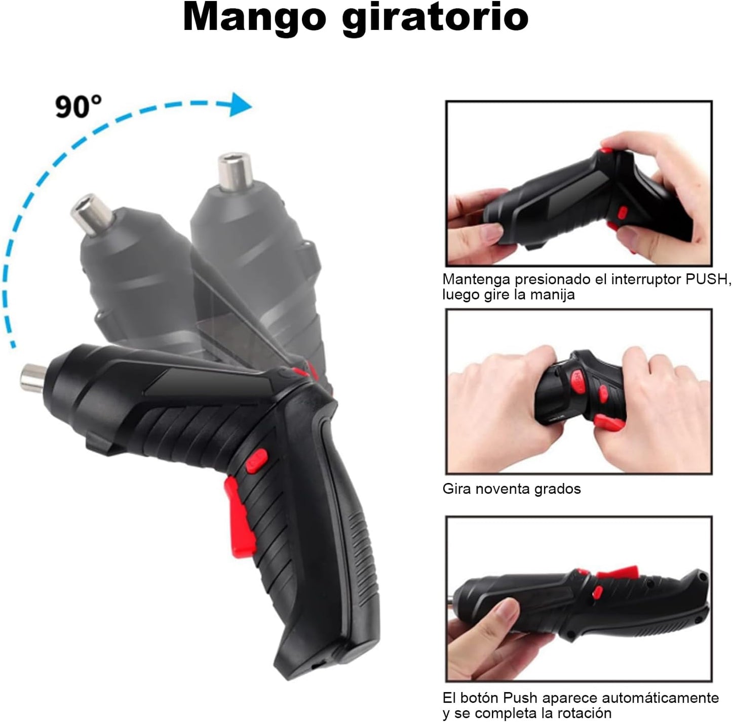 SpinMaster Pro® Destornillador y atornillador electrico - Inalambrico