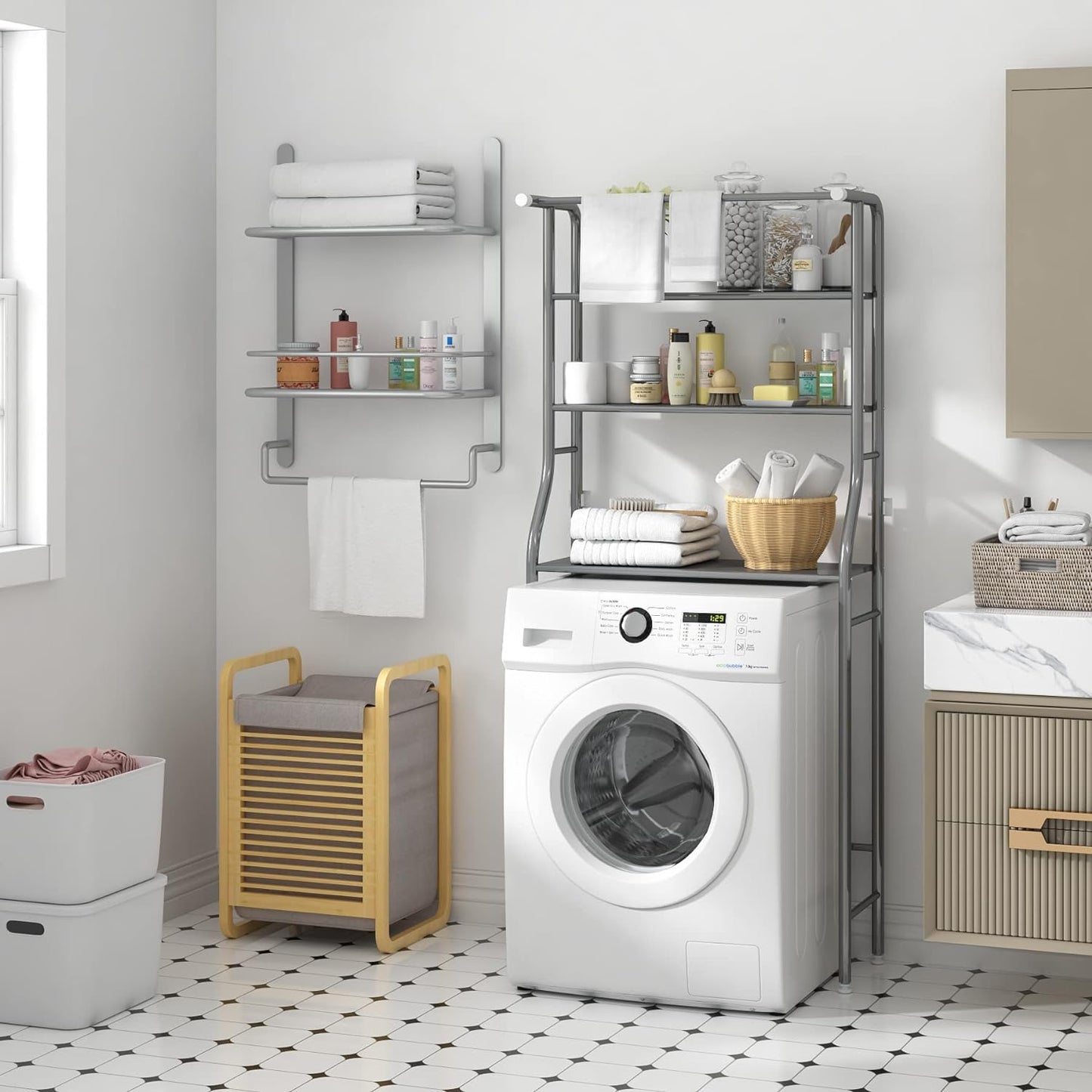 ESTANTE ORGANIZADOR PARA INODORO Y LAVADORA | ENVÍO GRATIS