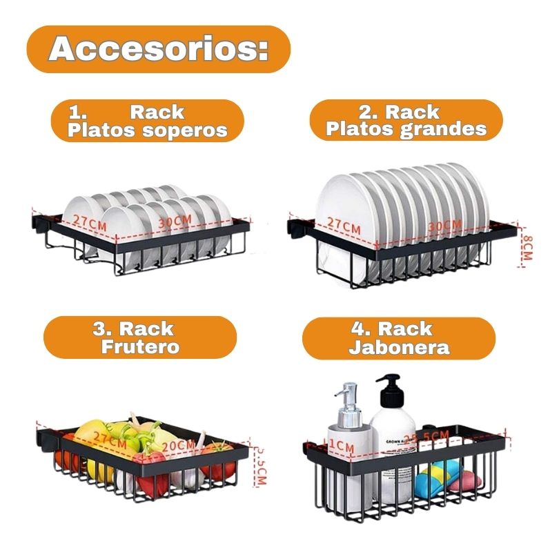 Quick Rack® | ANTIOXIDO | ACERO INOXIDABLE | CERTIFICADO