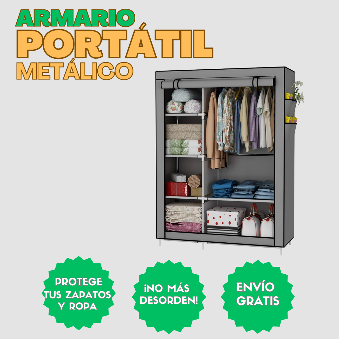 Closet portátil AMPLIO Y ELEGANTE + Envío Gratis
