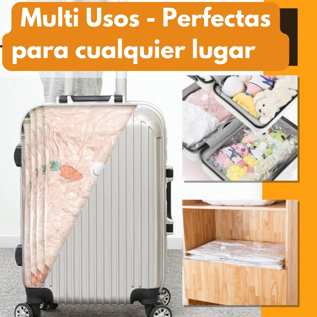 PACK 3 Bolsas de compresión al vacío eléctricas duraderas