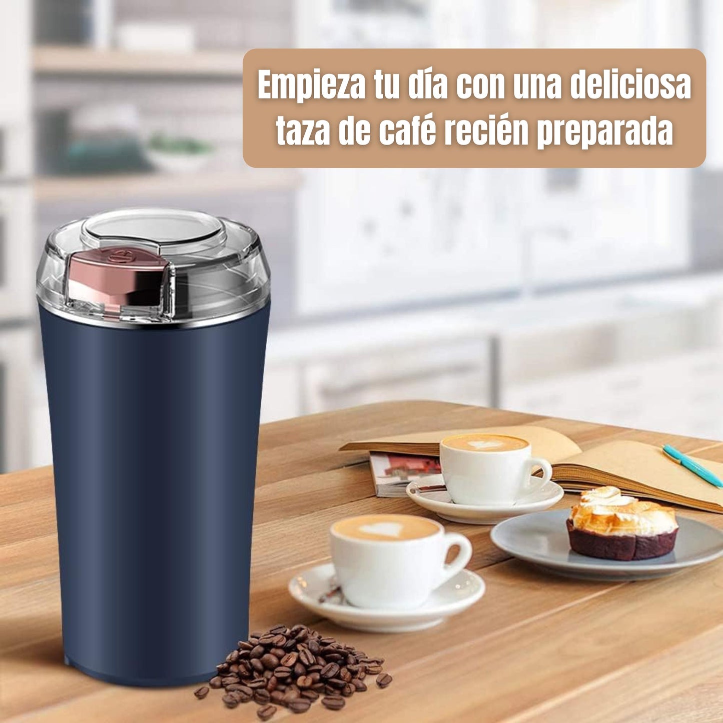 Molinillo eléctrico portátil | Acero inoxidable