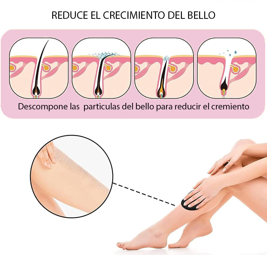 Depiladora de cristal exfoliante Nano indolora