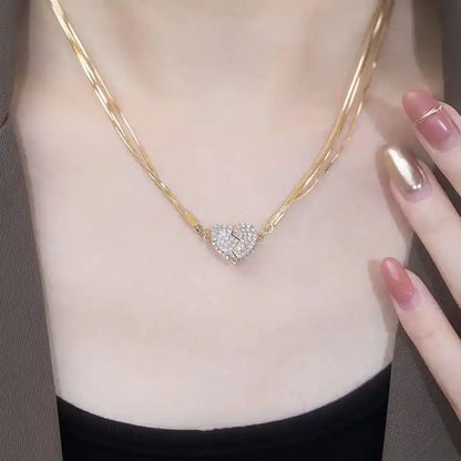 Collar de amor de atracción magnética hipoalergénico
