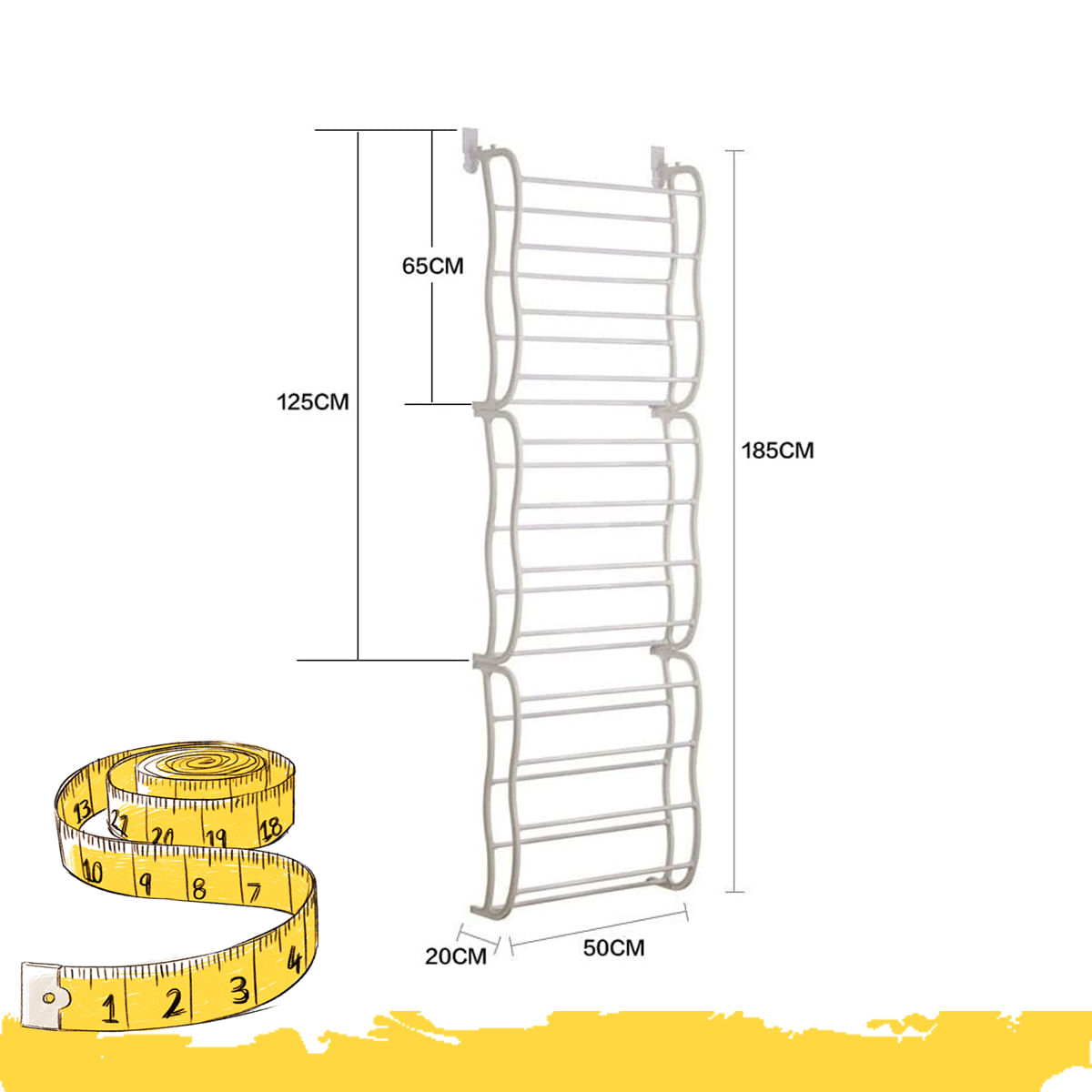 Organizador de zapatos colgante ALMACENA 36 PARES + Envío gratis