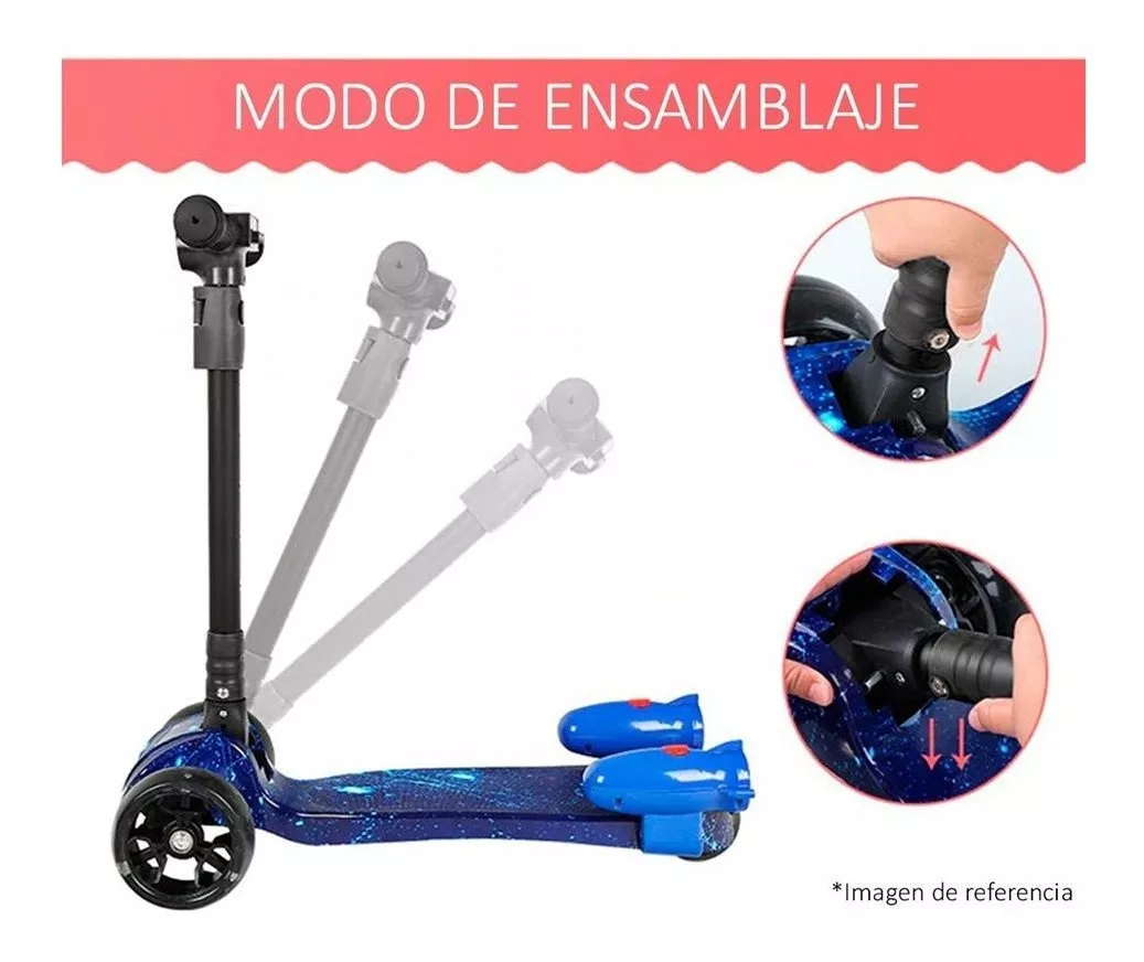 Monopatín con Nebulizador de Agua y Musica/Bluetooth/Luces/Altura ajustable + envío gratis