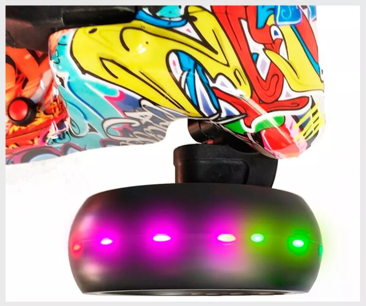 Monopatín con Nebulizador de Agua y Musica/Bluetooth/Luces/Altura ajustable + envío gratis