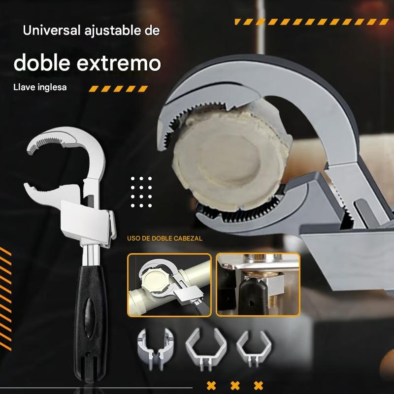 Llave universal BiWrench™. Juego de llaves inglesas de doble cabeza ajustables y versátiles