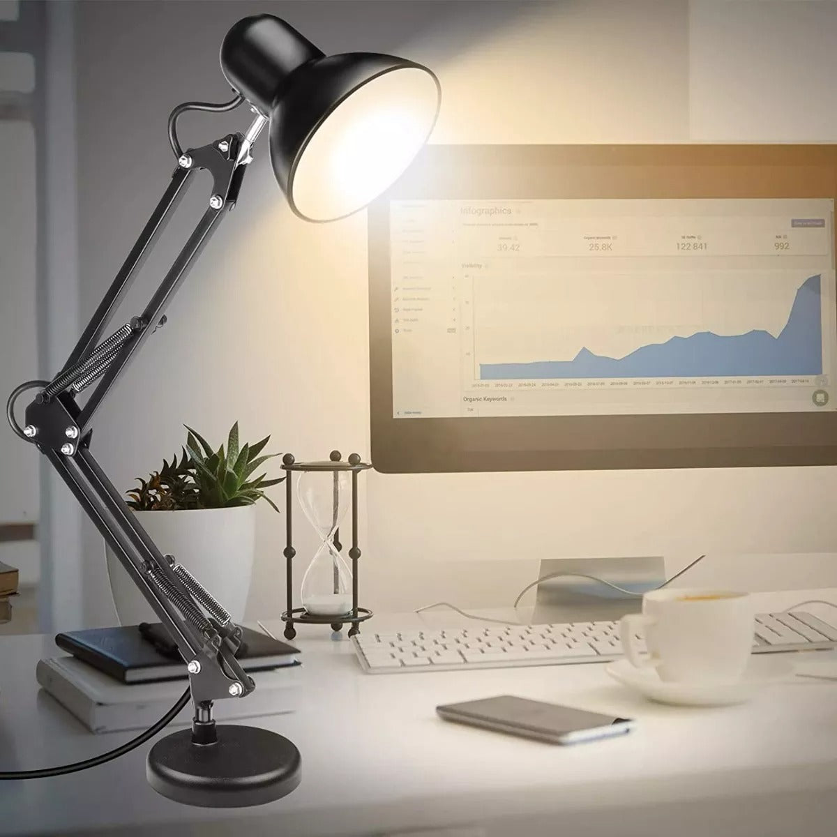 PixLamp® Lampara Flexible Multifuncional en acero inoxidable