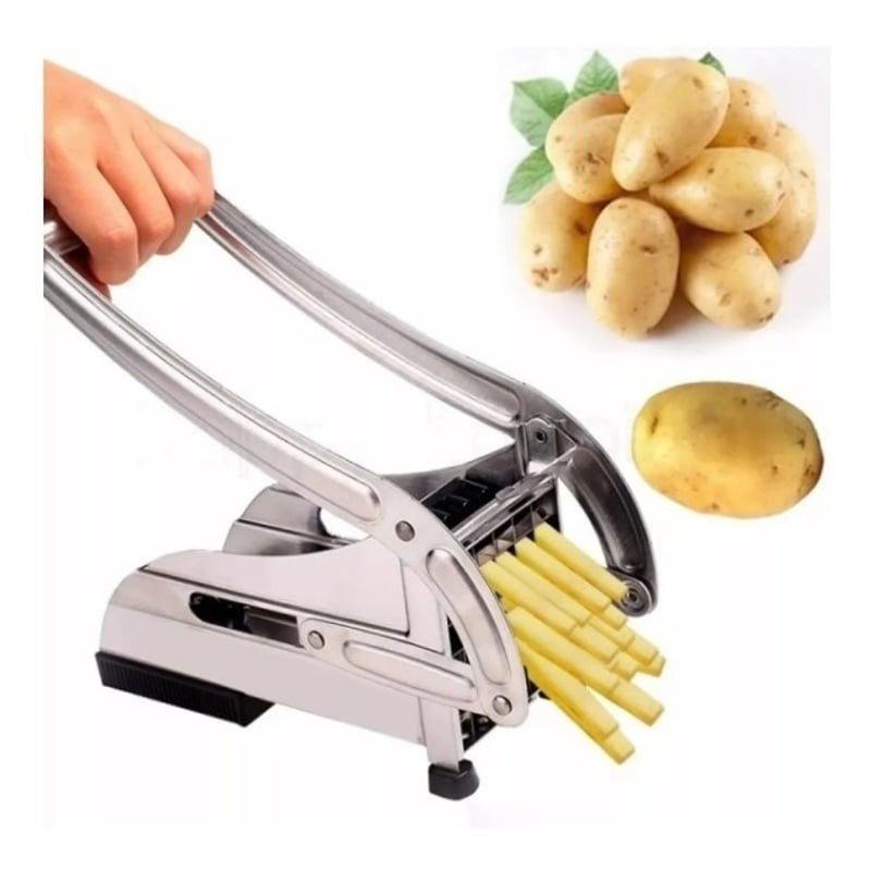 Potato Chipper™ Cortador Profesional de Papas a la Francesa en Acero Inoxidable