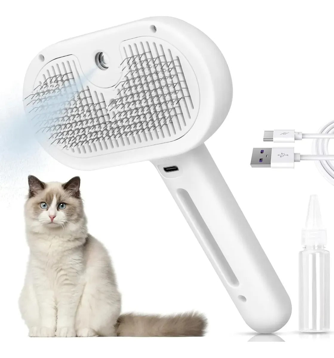 DogBrush™ – El Cepillo Que Tu Peludito Agradecerá Cada Día - Diseño con Vaporizador Inteligente