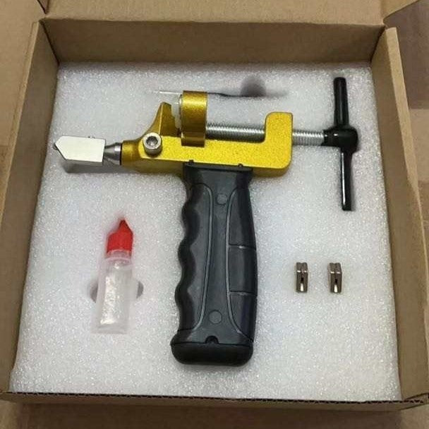 Cortador Profesional de Cerámica y Vidrio 2 en 1 + cuchillas de repuesto