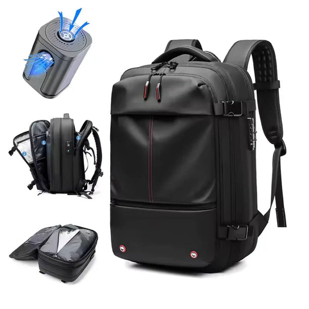 AirPack™ – Mochila de Compresión de Vacío Empaca El Triple Sin Llevar Más