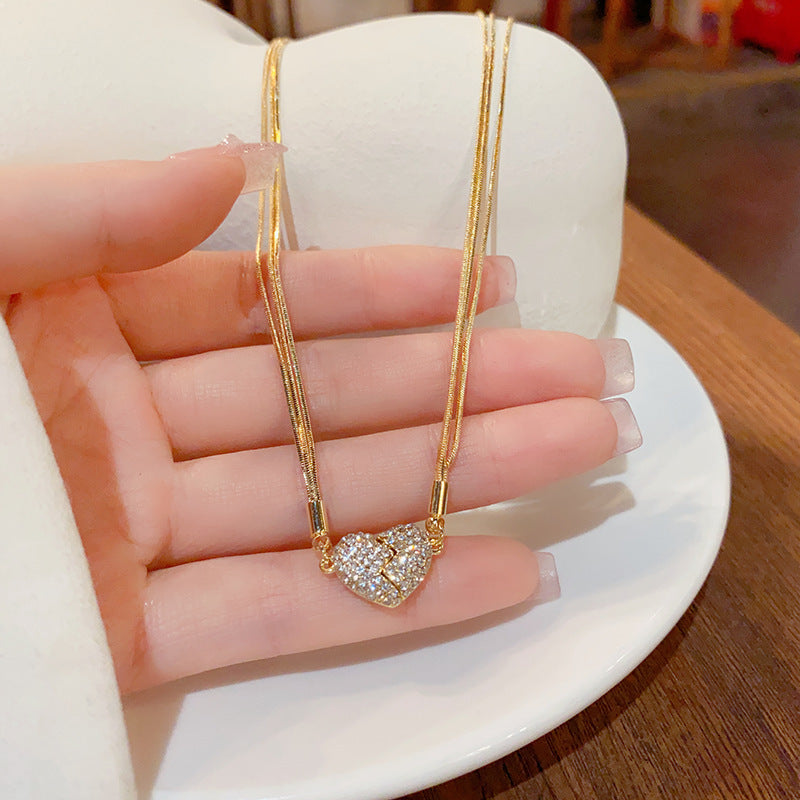 Collar de amor de atracción magnética hipoalergénico