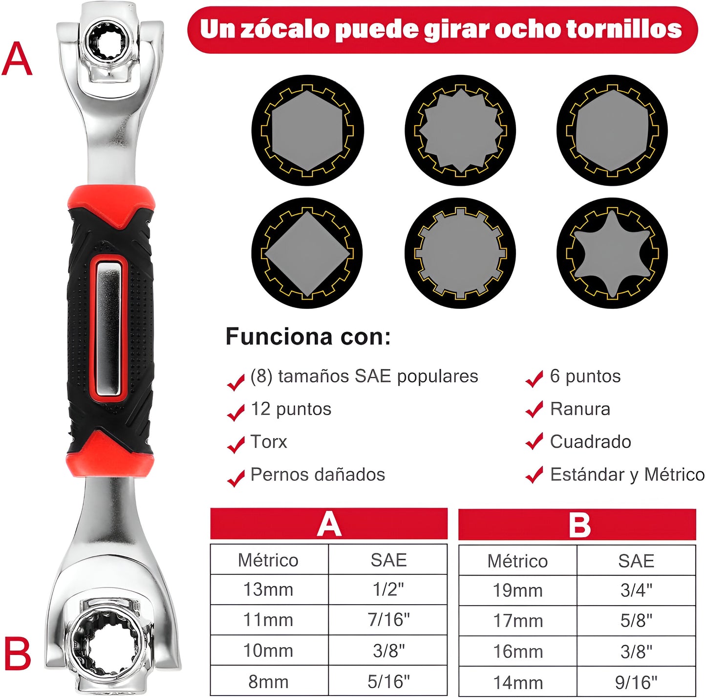 OctoDrive® 52 llaves en 1 | ANTIOXIDO