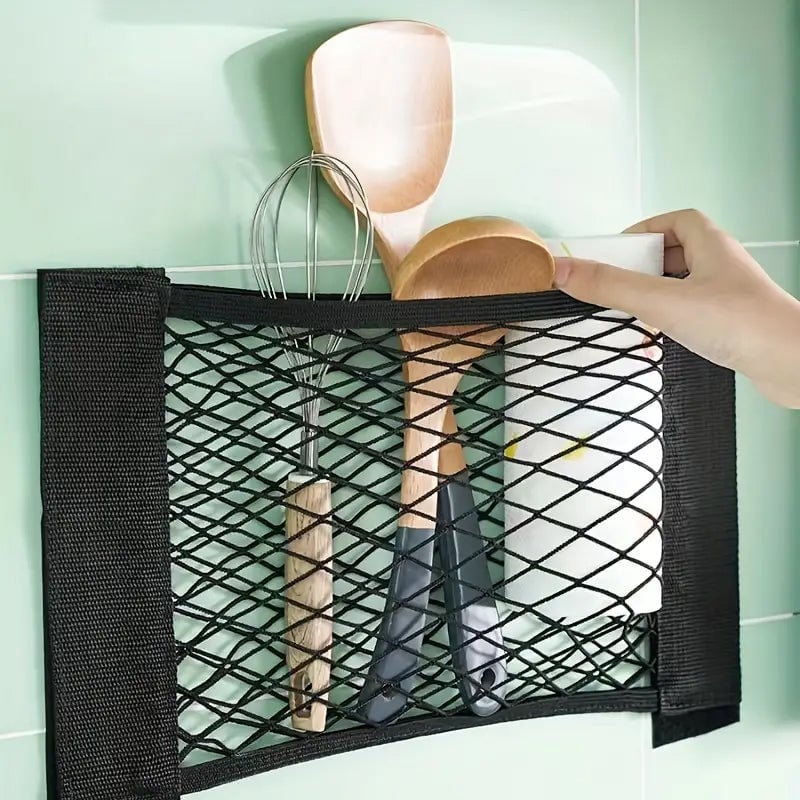 PACK 3 Bolsas de Malla para Almacenamiento de Bolsas de Plástico