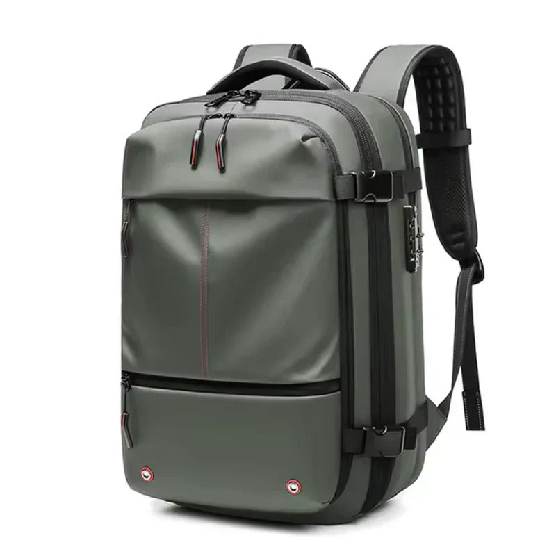 AirPack™ – Mochila de Compresión de Vacío Empaca El Triple Sin Llevar Más