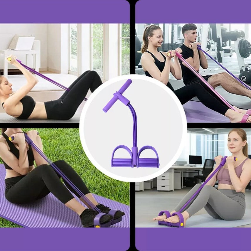 FitPower™ Tensor Multifuncional Cuerda de resistencia Inteligente con pedal de tracción