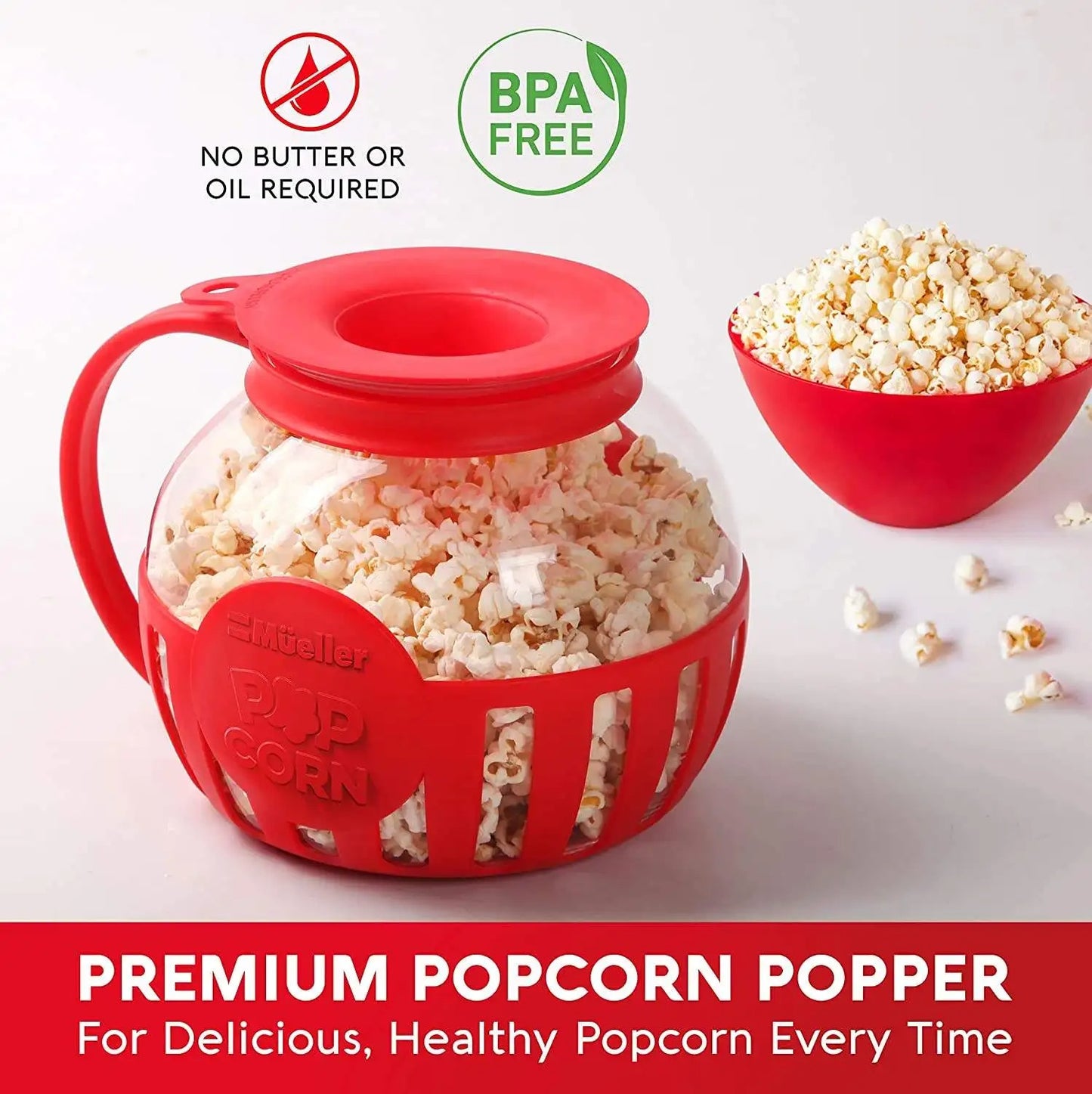 POP-CORN® RECIPIENTE DE VIDRIO PARA PALOMITAS | GARANTIA 6 MESES