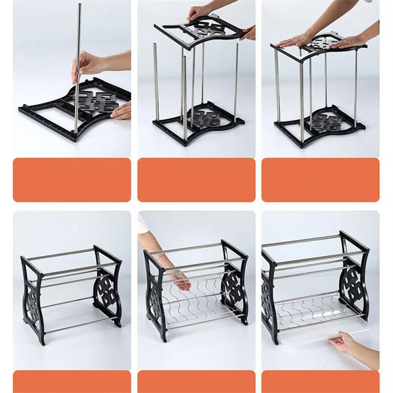 AquaGleam® Escurridor Elegante