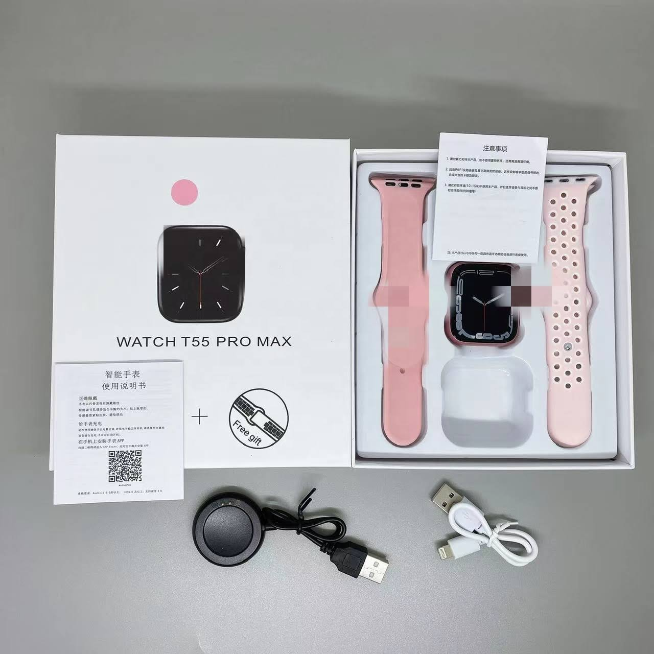 Smarwatch T55 PRO + Airpods pro + Envío gratis