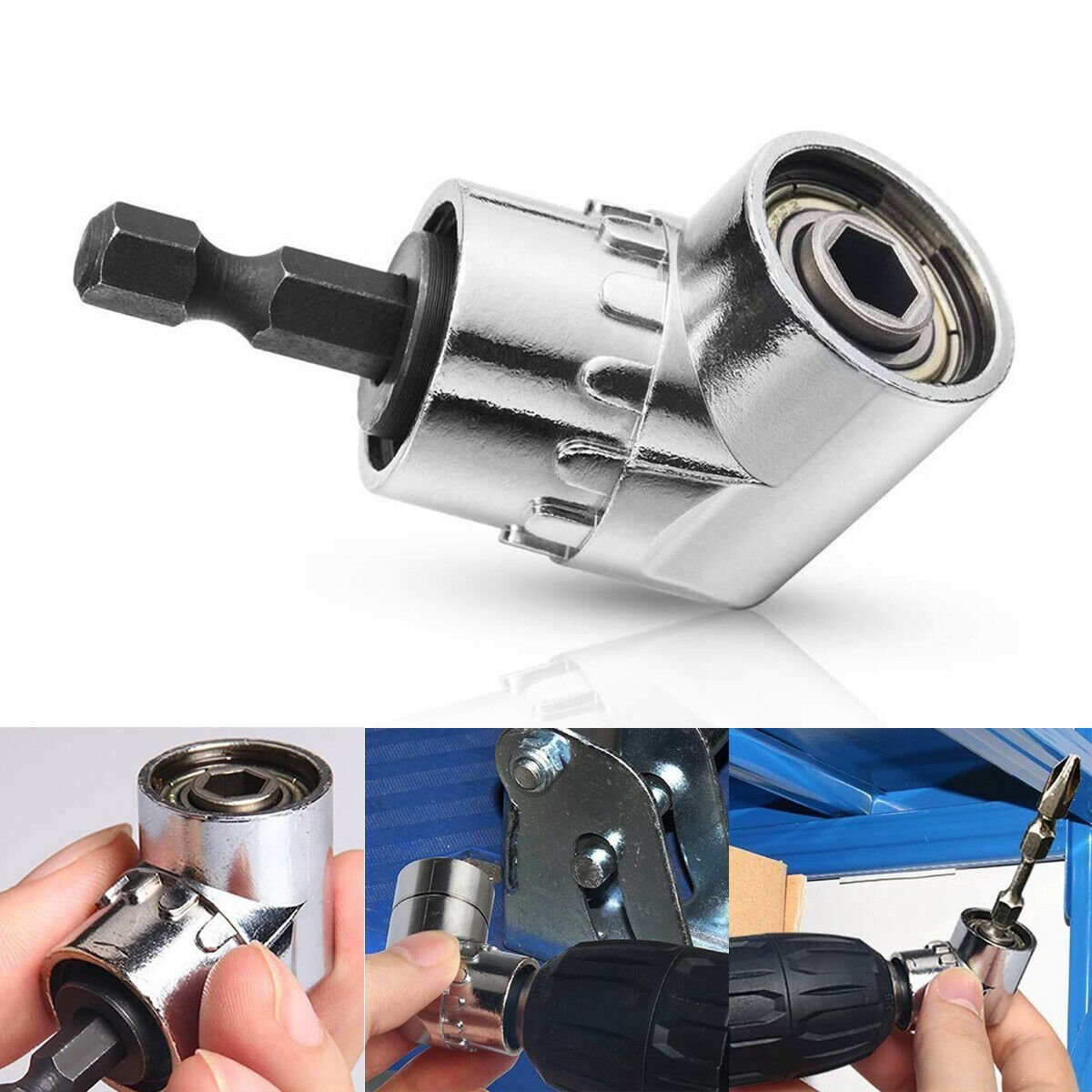 AngleFix Pro®Adaptador de destornillador para lugares estrechos o esquinas