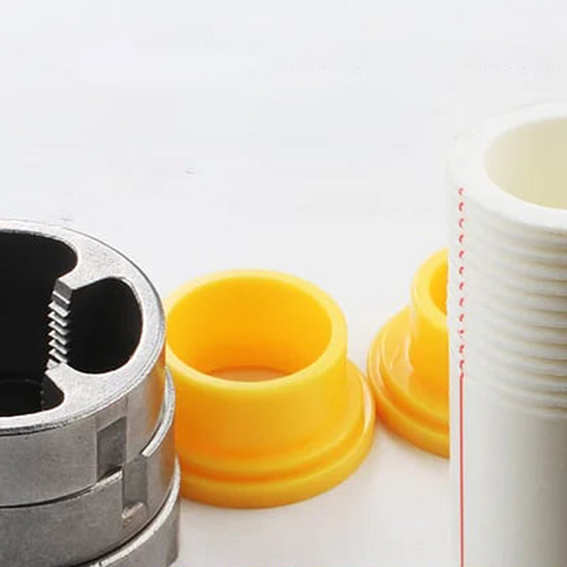 Taladro eléctrico modificado para roscar tuberías d