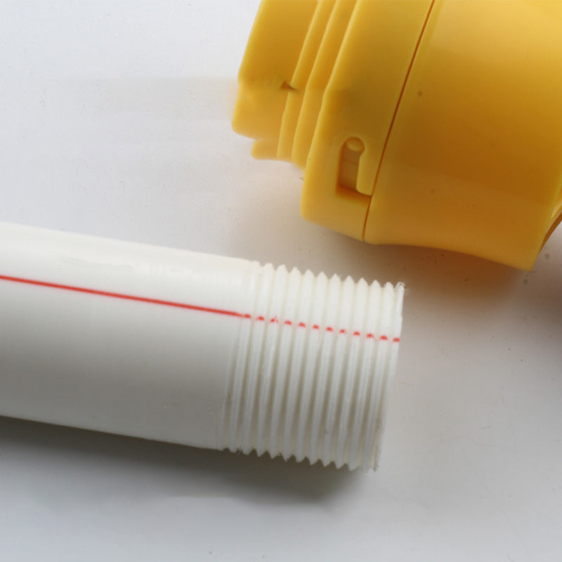 Taladro eléctrico modificado para roscar tuberías d