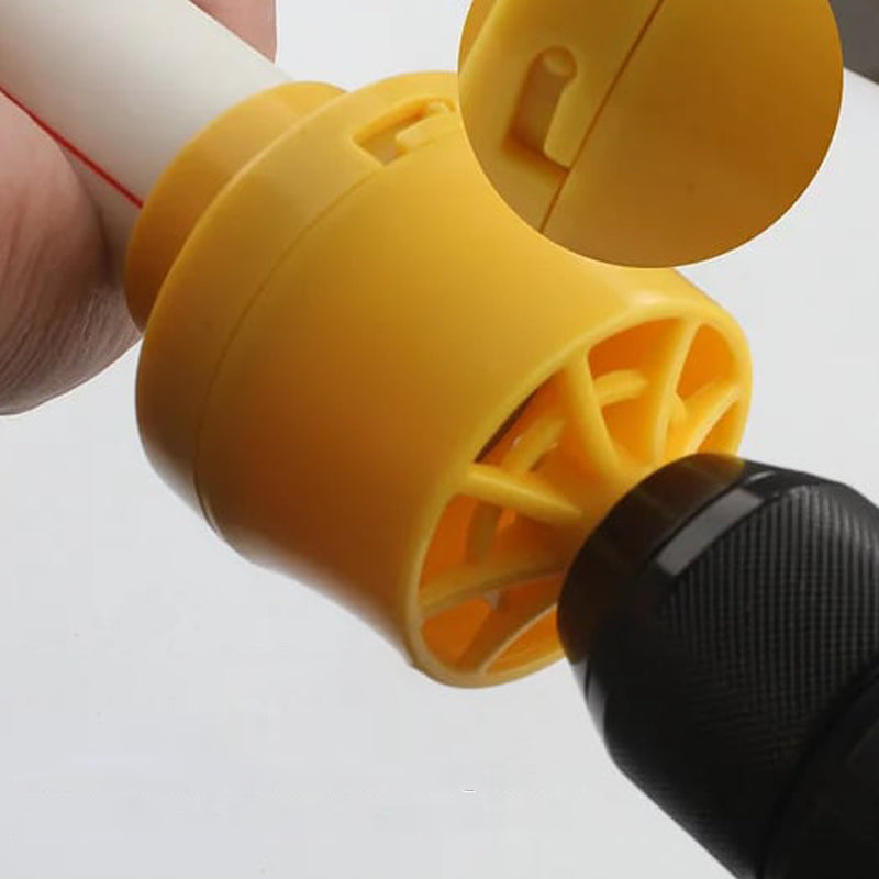 Taladro eléctrico modificado para roscar tuberías d