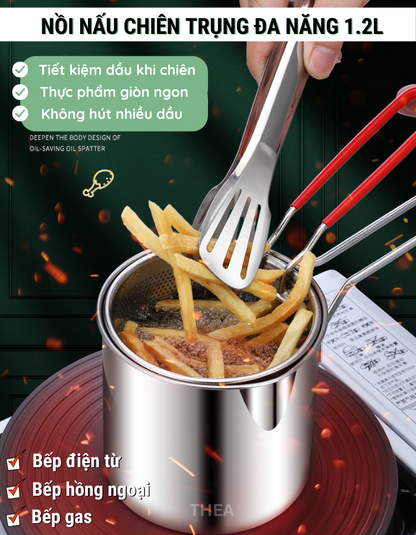 QuickFryPro® Olla para fritar Ahorradora de aceite