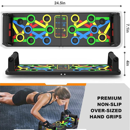 MaxPush™ Tabla 9 en 1  + eBook Guia Rutina de Ejercicios