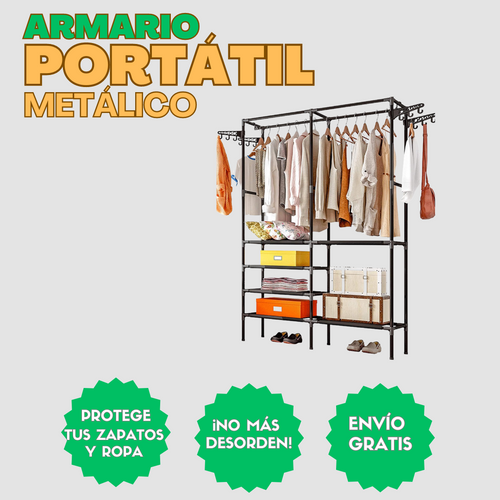 Closet portátil AMPLIO Y ELEGANTE + Envío Gratis