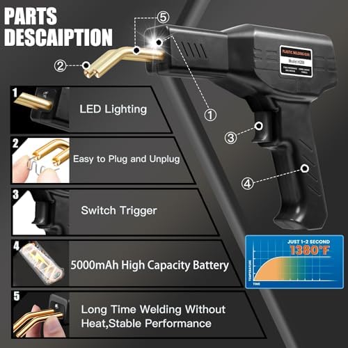 Máquina de soldadura y Reparación de Grietas Profesional