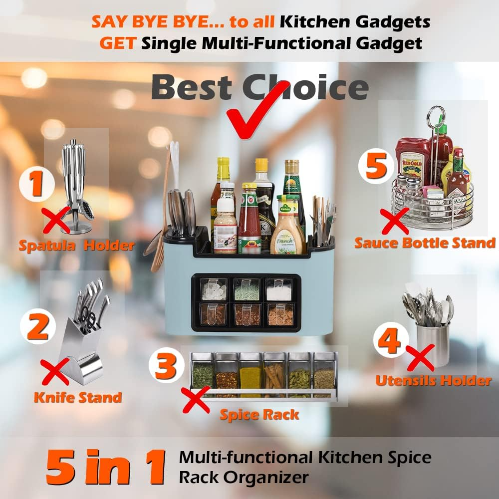Organizador de cocina TODO en 1 alta calidad
